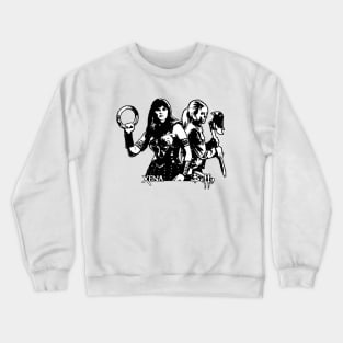 Xena Warrior Princess & Buffy The Vampire Slayer Crewneck Sweatshirt